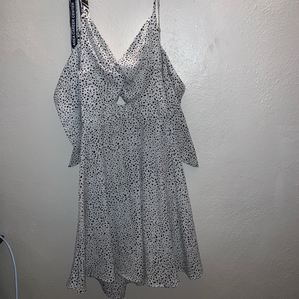 Spaghetti strap dress.